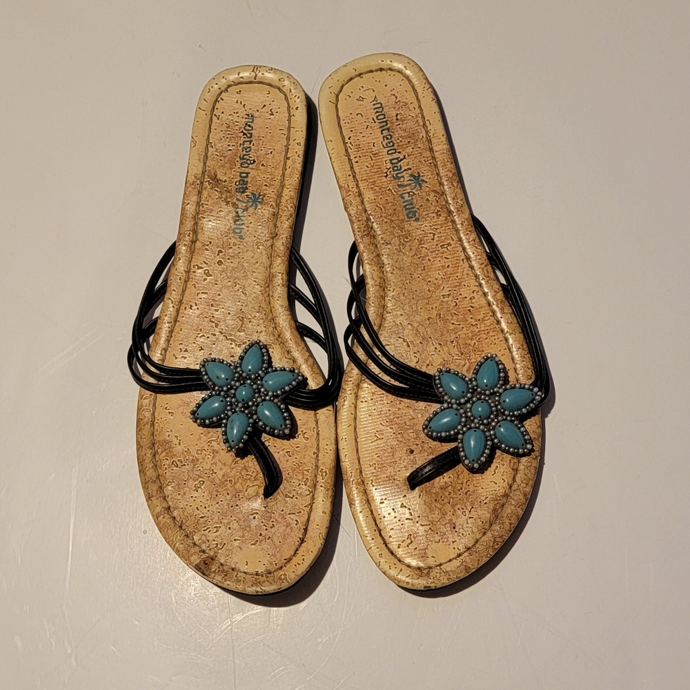 Beaded Flip Flops